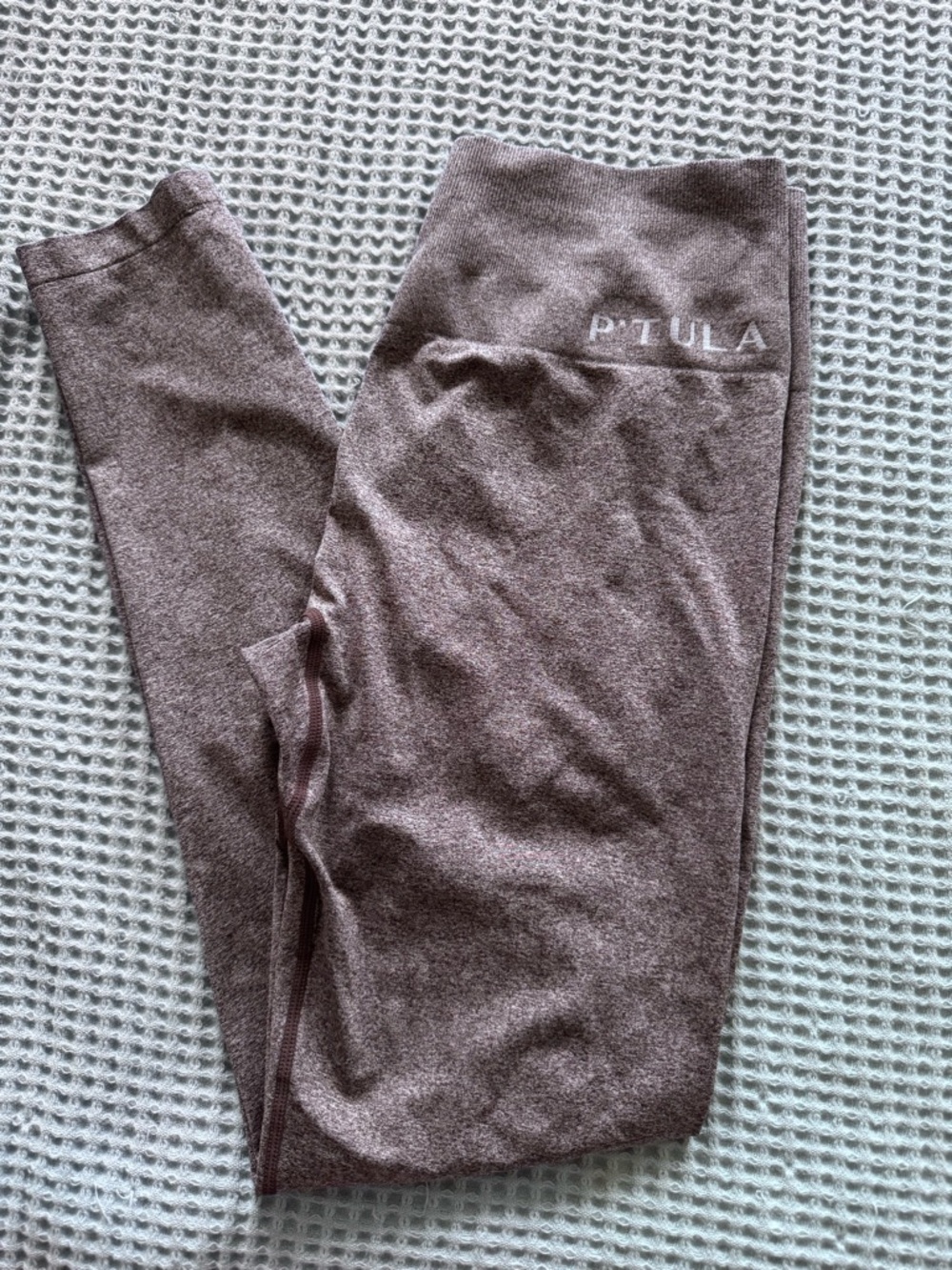 P'tula Heathered brown Performance Leggings